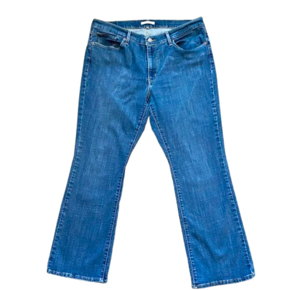 Levis Classic Bootcut Jeans Size 16 Plus Size Medium Wash